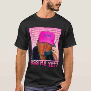 Grappig Trump Pink Mis Me Nog T-shirt