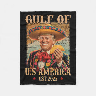 Grappig Trump Shirt Amerika's Golf Est 2025 Trump Fleece Deken