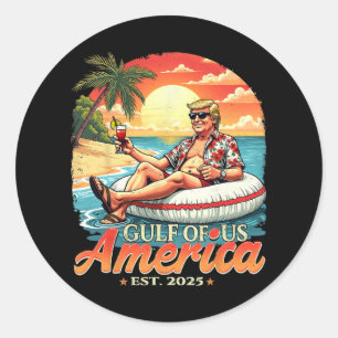  Grappig Trump Shirt Amerika's Golf Trump Mer Ronde Sticker