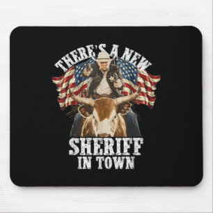 Grappig Trump Shirt Cowboy Trump Merchandise US Fl Muismat
