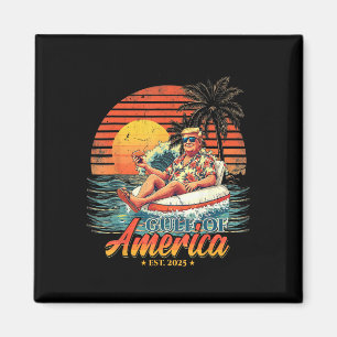 Grappig Trump Shirt Golf van Amerika 2025 Grappig  Magneet