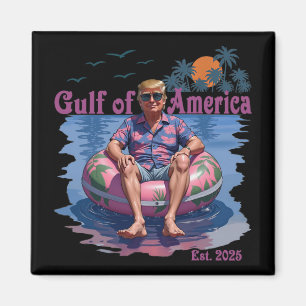 Grappig Trump Shirt Golf van Amerika 2025 Trump Me Magneet