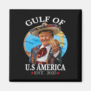 Grappig Trump Shirt Golf van Amerika 2025 Trump Me Magneet