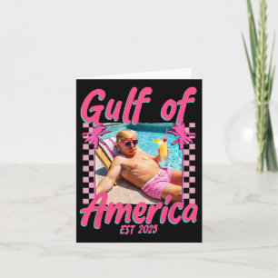 Grappig Trump Shirt Golf van Amerika EST 2025 1 Kaart