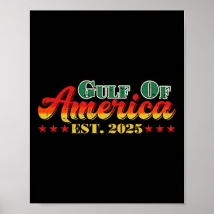 Grappig Trump Shirt Golf van Amerika Est. 2025 (2) Poster