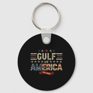 Grappig Trump Shirt Golf van Amerika EST 2025 ( 2 Sleutelhanger