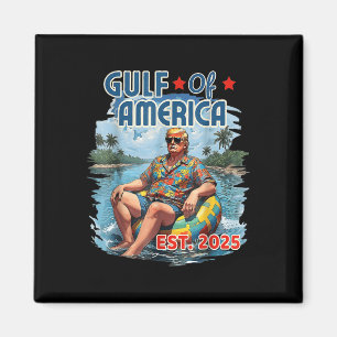 Grappig Trump Shirt Golf van Amerika EST 2025 Magneet