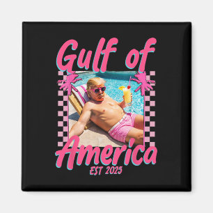 Grappig Trump Shirt Golf van Amerika EST 2025 Magneet