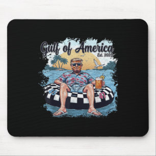 Grappig Trump Shirt Golf van Amerika Grappig Kawai Muismat