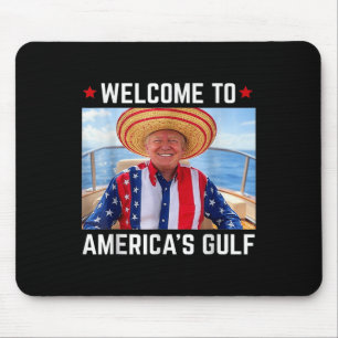 Grappig Trump Shirt Golf van Amerika Trump Amerika Muismat