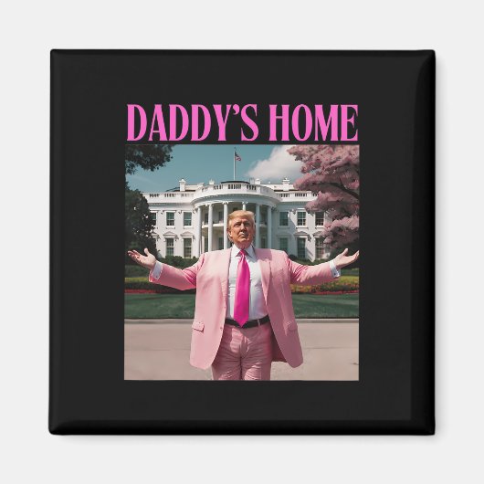 Grappig Trump Shirt Home Mannen Vrouwen Magneet (Voorkant)