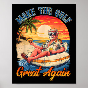 Grappig Trump Shirt Maak De Golf Geweldig Trump Me Poster