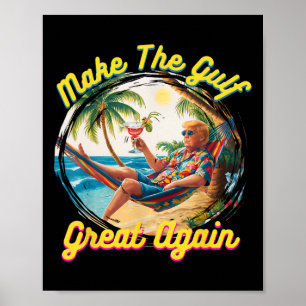 Grappig Trump Shirt Maak De Golf Geweldig Trump Me Poster