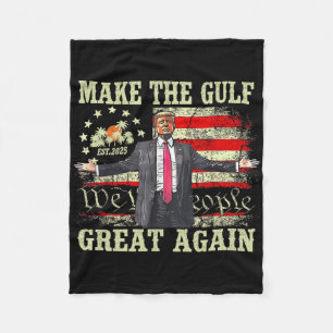 Grappig Trump Shirt Maak De Golf Grote Again Trump Fleece Deken