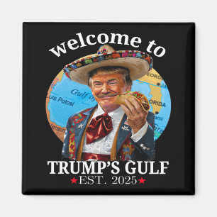 Grappig Trump Shirt Welkom in Trumps Golf Trump Me Magneet
