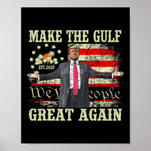 Grappig Trump T-shirt Maak De Golf Groots Opnieuw Poster