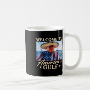 Grappig Trump welkom in Amerika Golf, Golf van Ame Koffiemok