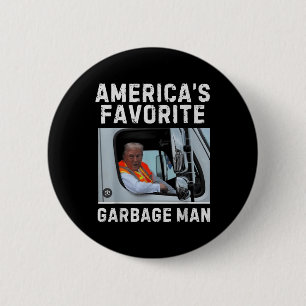 Grappig Trump Xmas Gift T-shirt - Amerika Favoriet Ronde Button 5,7 Cm