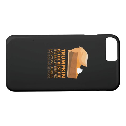 Grappig Tshirt Pumpkin Pie Thanksgiving Herfst Case-Mate iPhone Case (Achterkant (Horizontaal))