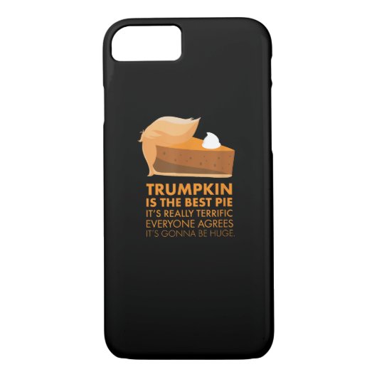 Grappig Tshirt Pumpkin Pie Thanksgiving Herfst Case-Mate iPhone Case (Achterkant)