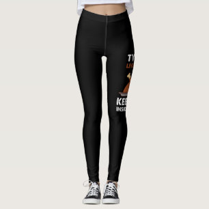 Grappig Turkije dat de Thanksgiving van de Legs sa Leggings