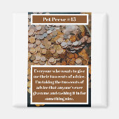 Grappig twee cent magneet (Voorkant)