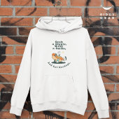 Grappig  Typografie Smile Simple Cosy White Hoodie