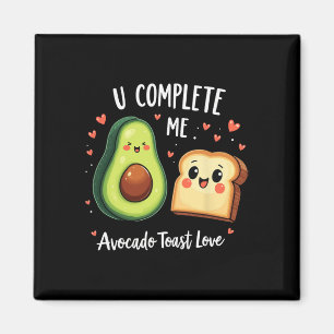 Grappig U Complete Me Schattige Avocado Toast Vale Magneet