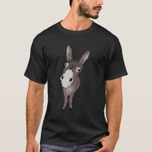 Grappig uitziende ezel cadeau idee voor Schattigee T-shirt