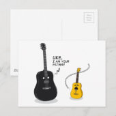 Grappig Uke, ik ben je vader. Pijler Briefkaart (Voorkant / Achterkant)