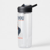 Grappig Uncle Sam Patriotic Custom Waterfles (Links)