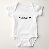 Grappig Uniek Prototype #1 Romper (Voorkant)