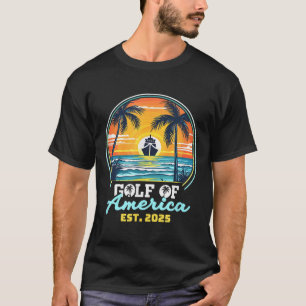 Grappig USA Amerika Shirt Golf van Amerika EST 202