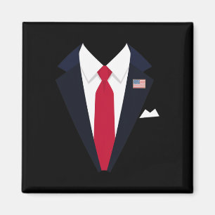 Grappig USA President Trump Suit Easy Halloween Ko Magneet