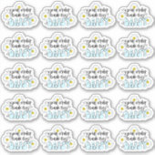 Grappig uw bestelling maakte mijn dag Daisy Pun Bu Sticker (Voorkant)