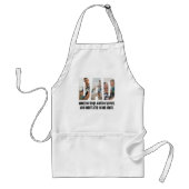 Grappig vader schort – BBQ Master & Vader grap kam (Voorkant)