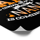 Grappig vaderdag als je met mij praat... poster (Hoek)