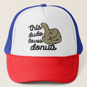 Grappig Vaderdag cadeau, deze vader houdt van donu Trucker Pet