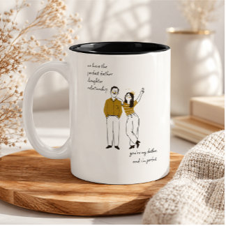 Grappig Vaderdag cadeau Tweekleurige Koffiemok