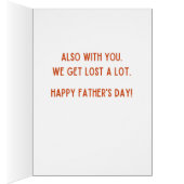 Grappig Vaderdag dat ik zonder je vader verloren z (Binnen (Rechts))