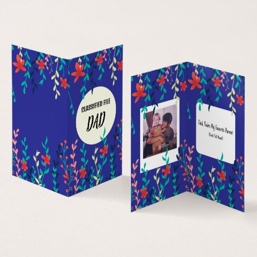 Grappig Vaderdag Kaart-Favoriete Ouder Joke Gift Kaart (Binnen en buitenkant)