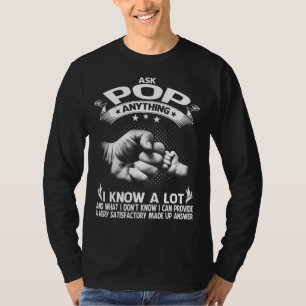 Grappig Vaderdag Shirt Gift 60th Ask POP Anythin