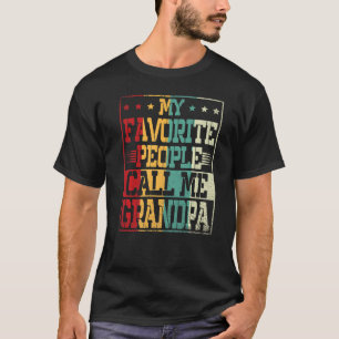 Grappig Vaderdag T-shirt Mijn favoriete mensen noe