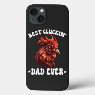 Grappig vaderdag T-shirt voor kippenboer iPhone 13 Hoesje