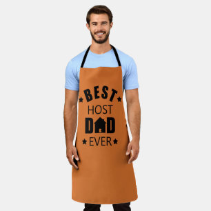 Grappig vadersdag cadeau beste gastheer papa ooit schort