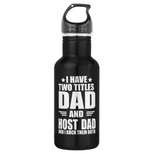Grappig vadersdag cadeau gastheer vader waterfles