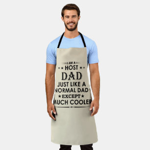 Grappig vadersdag cadeau Host Vader zeggen Schort