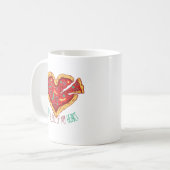 Grappig Valentijn PIZZA... dat ik mijn hartklaag h Koffiemok (Voorkant links)