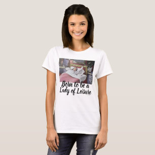 Grappig  van de retro Lady of Leisure T-shirt