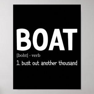 Grappig varen buste nog eens duizend boot definiti poster